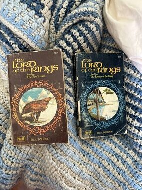 1978 The Lord of the Rings Paperback duo- part 2 and 3